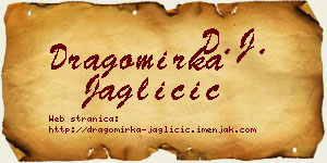 Dragomirka Jagličić vizit kartica